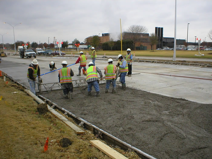 Machine Street Paving
